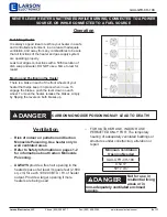 Preview for 8 page of Larson Electronics GAU-GFH-CH-18K Instruction Manual