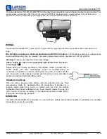 Предварительный просмотр 2 страницы Larson Electronics GAU-KFA-PH-600K-TST Instruction Manual
