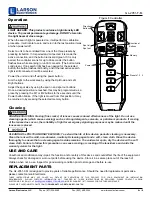 Предварительный просмотр 6 страницы Larson Electronics GL-2051-F-M Instruction Manual