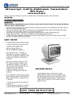 Preview for 1 page of Larson Electronics GL-3 Series Instruction Manual