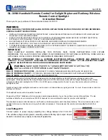Larson Electronics GL-30100 Instruction Manual предпросмотр