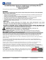Larson Electronics GL-30200 Instruction Manual preview