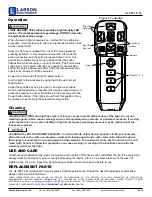 Предварительный просмотр 6 страницы Larson Electronics GL-9051-F-M Instruction Manual