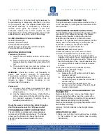 Предварительный просмотр 2 страницы Larson Electronics GL-9900 Instruction Manual