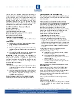 Предварительный просмотр 2 страницы Larson Electronics GL-9901 Instruction Manual