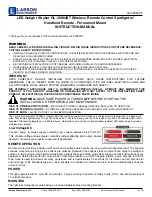 Preview for 1 page of Larson Electronics Golight Stryker GL-30064ST Instruction Manual