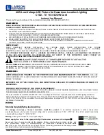 Preview for 1 page of Larson Electronics HAL-48-33W-LED-1227-70C Instruction Manual