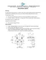 Larson Electronics HAL-RSLED-240W Quick Start Manual предпросмотр