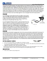 Preview for 2 page of Larson Electronics HL.RL-85-LED-36W-CPR-1227 Instruction Manual