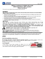 Preview for 1 page of Larson Electronics HUL-18-TRP Instruction Manual