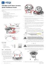 Предварительный просмотр 1 страницы Larson Electronics IDCMR-IP-POE-DMIP Quick Installation Manual