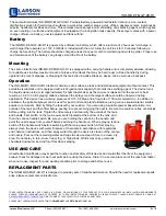 Preview for 2 page of Larson Electronics IIND-MD-DF-MGF-HH-R1 Instruction Manual