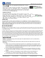 Предварительный просмотр 2 страницы Larson Electronics IND-AHC-CR-12-UVC-R1-120V Instruction Manual