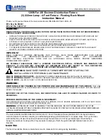 Preview for 1 page of Larson Electronics IND-DHA-FUVC-EX-48-3L-V2 Instruction Manual