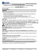 Preview for 1 page of Larson Electronics IND-HVAC-ACS-R1-DP-24-2L-XB Instruction Manual