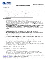 Preview for 2 page of Larson Electronics IND-HVAC-DTW-XX-SP0108-120W Instruction Manual