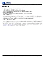 Preview for 2 page of Larson Electronics IND-MD-DF-ESF-R1 Instruction Manual