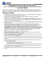 Larson Electronics IND-MD-DF-ESF-R2 Instruction Manual предпросмотр