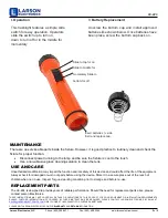 Preview for 2 page of Larson Electronics LE-224 Instruction Manual