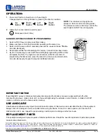 Preview for 3 page of Larson Electronics LE-4100-6-A Instruction Manual