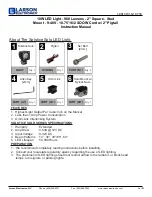 Larson Electronics LED10W-1S-10.75C Instruction Manual предпросмотр