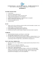 Preview for 1 page of Larson Electronics LED10W-LT User Manual