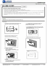 Предварительный просмотр 2 страницы Larson Electronics LEDHWP-SC-1500 Instruction Manual