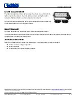 Preview for 2 page of Larson Electronics LEDLB-12E-F-M-1227 Instruction Manual