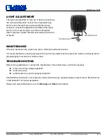 Preview for 2 page of Larson Electronics LEDWL 1227 Series Instruction Manual