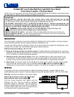 Preview for 1 page of Larson Electronics LEDWP-600E-E2E-10C Quick Start Manual