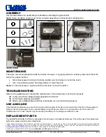 Предварительный просмотр 2 страницы Larson Electronics LEDWP-600E-SSB-1227-56K Instruction Manual