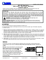 Preview for 1 page of Larson Electronics LEDWP-LP-450-TRN-DCM Instruction Manual