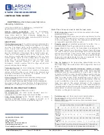 Предварительный просмотр 6 страницы Larson Electronics MTPC-SCHD Series Operation And Installation Manual