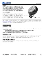 Preview for 2 page of Larson Electronics MUL-30-LED Instruction Manual