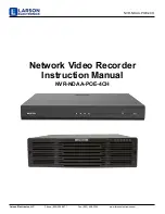 Larson Electronics NVR-NDAA-POE-4CH Instruction Manual предпросмотр