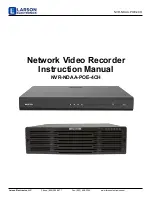 Предварительный просмотр 1 страницы Larson Electronics NVR-NDAA-POE-4CH Instruction Manual