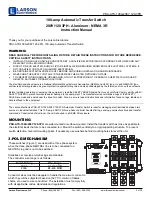 Предварительный просмотр 1 страницы Larson Electronics PDU-ATS-100A-208Y.120-3PH Instruction Manual