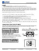 Предварительный просмотр 2 страницы Larson Electronics PDU-ATS-100A-208Y.120-3PH Instruction Manual