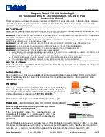 Preview for 1 page of Larson Electronics SLEDB-110V-M Instruction Manual