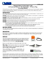 Larson Electronics SLEDB-110V-M Instruction Manual предпросмотр