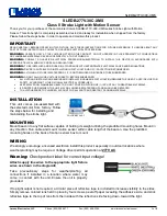 Preview for 1 page of Larson Electronics SLEDB-277V-30C-XMS Manual