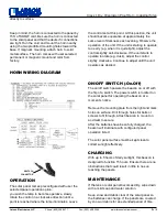 Preview for 2 page of Larson Electronics SPEPSN-HRN-PA Instruction Manual