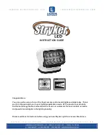 Preview for 1 page of Larson Electronics Stryker Light Instruction Manual