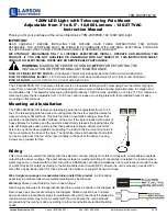 Larson Electronics TPM-2XWP60E-10C Instruction Manual preview