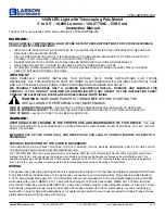 Preview for 1 page of Larson Electronics TPM-2XWP60E-25C Instruction Manual