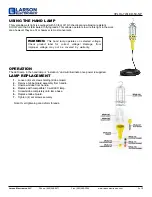 Preview for 2 page of Larson Electronics VPLHL-7WLED-50-NP Instruction Manual