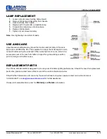 Предварительный просмотр 2 страницы Larson Electronics VPLHL-7WLED-GR50 Instruction Manual