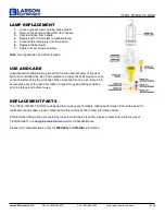 Preview for 2 page of Larson Electronics VPLHL-7WLED-PC-GR30 Instruction Manual