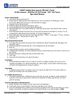 Larson Electronics WAL-BP-3XLED-CPR Operation Manual предпросмотр