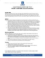 Preview for 1 page of Larson Electronics WCDE-11-6HPS-MR Instruction Manual